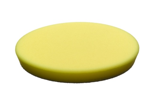 Burete abraziv lustruire SPONGE YELLOW FINE 140 / 25 MM - 2 PC, tip: mediu-tare, diametru: 125/140 mm, grosime: 25 mm, culoare: galben, suporturi de montare: cârlig și buclă, 2 buc