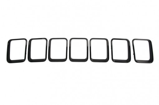 Cadru grila fata set; SRT, plastic, gri potrivit JEEP GRAND CHEROKEE IV dupa 2010