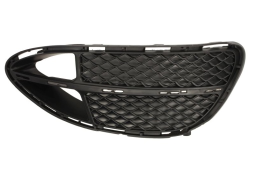 Capac bara fata Dreapta cu sipci cromate, plastic, negru potrivit MERCEDES E T-MODEL S212, E W212 01.09-12.16 02.13-05.16