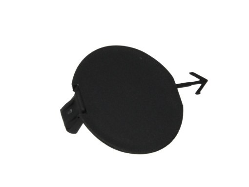 Capac carlig remorcare Fata (Versiunea 3D, negru) potrivit FIAT PUNTO, PUNTO EVO/HATCHBACK, PUNTO/HATCHBACK 09.99- 09.99-09.03