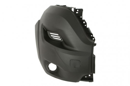 Colt bara fata dreapta cu locas lampa ceata, negru, TUV potrivit CITROEN JUMPER; FIAT DUCATO; PEUGEOT BOXER 06.14-12.17