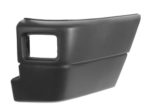 Colt bara protectie Spate Dreapta (cu gaura pentru lampa de ceata, negru) potrivit VW TRANSPORTER T4 -08.96