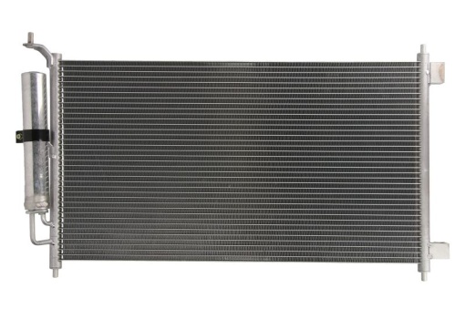 Condensator climatizare (cu uscator) potrivit NISSAN CUBE, JUKE, MICRA C+C III, MICRA III, NOTE, PULSAR, SENTRA VII, TIIDA; RENAULT MODUS 1.0-1.8 03.02-
