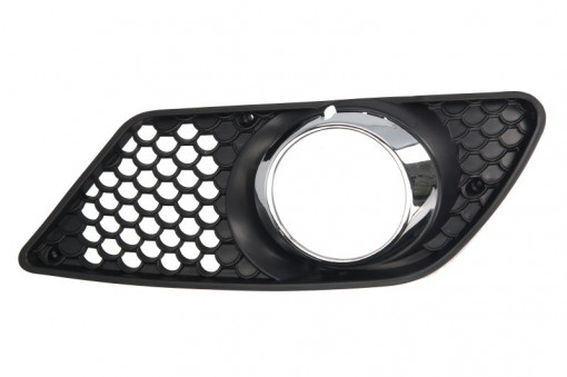 Element bara Dreapta cu cadru, AMG STYLING, cu locas lampa ceata, negru potrivit MERCEDES C T-MODEL S204, C W204 01.07-08.14 01.07-03.11