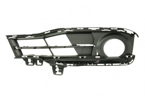 Element bara Dreapta cu un loc dunga, SPORT, cu locas lampa ceata, plastic, negru potrivit BMW 3 F30, F80, 3 F31 11.11-06.19 09.14-06.17