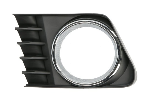Element bara grila stanga cu locas proiector plastic, negru potrivit TOYOTA PRIUS + ZVW40 10.11-05.16