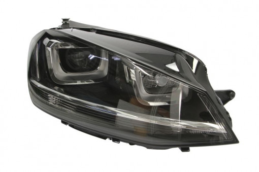 Far Dreapta (bi-xenon, D3S/H7, electric, cu motor, culoare semnalizator: transparent) potrivit VW GOLF ALLTRACK VII, GOLF SPORTSVAN VII, GOLF VII -03.17