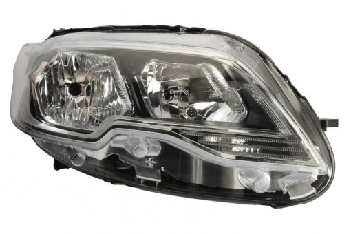 Far Dreapta (H1/H7/PY21W/W5W, electric, fara motoras) potrivit PEUGEOT 301 01.17-