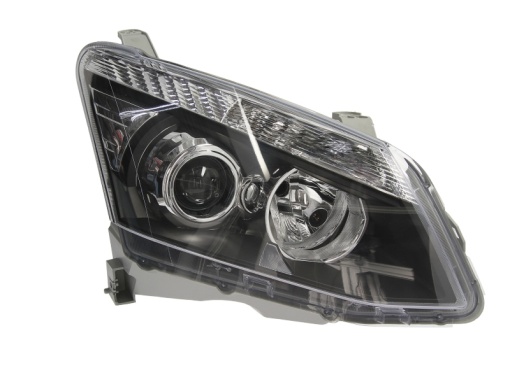 Far Dreapta (H11/HB3, electric, manual, fara motoras, culoare insert: negru, culoare semnalizator: alb) potrivit ISUZU D-MAX II