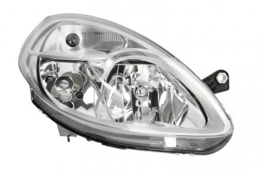 Far Dreapta (H3/H7, electric, cu motor, culoare insertie: cromat) potrivit LANCIA YPSILON