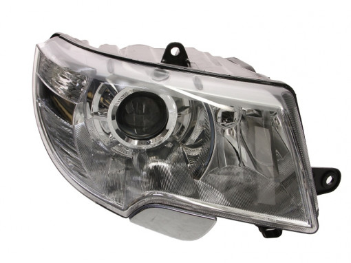 Far dreapta (H3/H7, reglaj electric, cu motoras) SKODA SUPERB 2008-2013