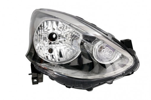 Far Dreapta (H4, electric, cu motor) potrivit NISSAN MICRA IV 09.13-
