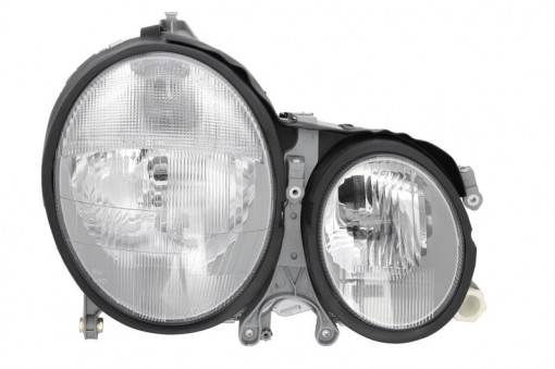 Far Dreapta (H6W/H7/PY21W, electric, cu motor, bec, culoare insertie: cromat, culoare semnalizator: alb) potrivit MERCEDES E T-MODEL (S210), E (VF210), E (W210) -03.02
