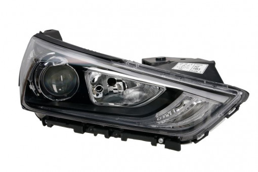 Far Dreapta (H7/HB3, electric, cu motor, culoare insertie: cromat) potrivit HYUNDAI IONIQ 10.16-