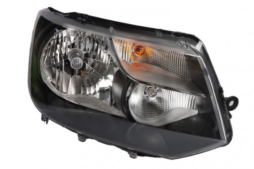 Far Dreapta (halogen, H4/P21W/PY21W/W5W, electric, cu motor, bec) potrivit VW MULTIVAN T5, TRANSPORTER T5