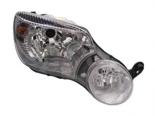 Far Dreapta (halogen, H4/W5W, electric, cu motor, culoare insertie: cromat) potrivit SKODA YETI