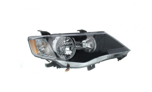 Far Dreapta (HB3/HB4, electric, cu motor, culoare insertie: negru, culoare semnalizator: alb) potrivit MITSUBISHI OUTLANDER II