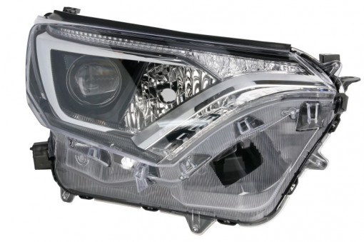 Far Dreapta (HIR2/LED/WY21W, cu motor, culoare insertie: negru) potrivit TOYOTA RAV 4 IV 01.15- - Img 1
