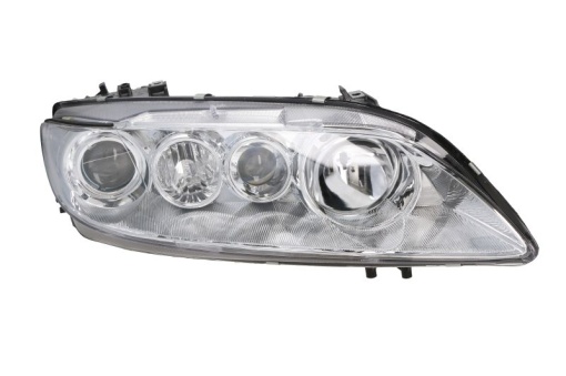Far fata Dreapta (2*H1/H3, electric, cu motor, culoare insert: cromat, culoare semnalizator: transparent) potrivit MAZDA 6