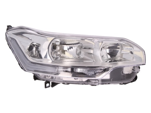 Far fata Dreapta (2*H7/H1, electric, cu motor, culoare insert: cromat) potrivit CITROEN C5 II, C5 III