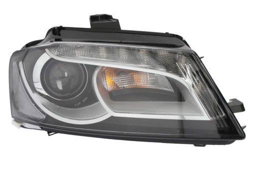 Far fata Dreapta (bi-xenon, D3S/H7, electric, cu motor, culoare insert: negru) potrivit AUDI A3 06.08-08.12