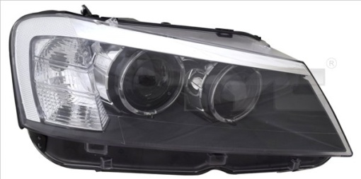 Far fata Dreapta (D1S/LED, electric, cu motor) potrivit BMW X3 (F25)