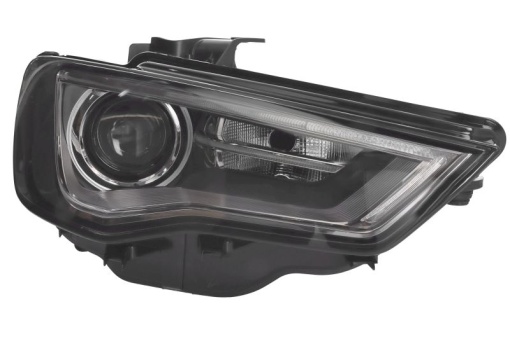 Far fata Dreapta (D3S/LED/PWY24W, electric, cu motor, culoare insert: gri) potrivit AUDI A3