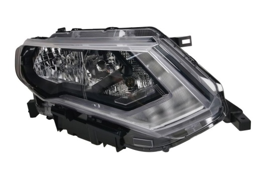 Far fata Dreapta (H11/H9/LED, electric, cu motor) potrivit NISSAN X-TRAIL III -09.17 - Img 1