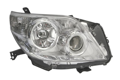 Far fata Dreapta (H11/HB3, electric, fara motoras, culoare insert: cromat) potrivit TOYOTA LAND CRUISER PRADO 08.09-
