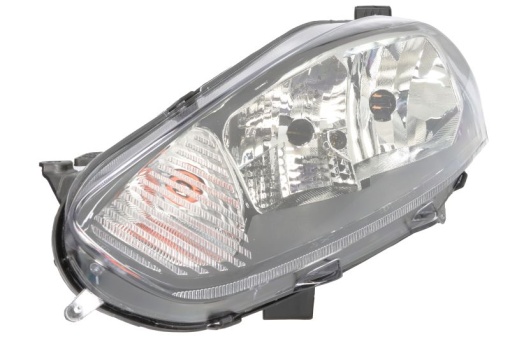 Far fata Dreapta (H15/H7/PY21W/W5W, electric, cu motor, culoare insert: cromat, culoare semnalizator: transparent) potrivit FORD FIESTA VI