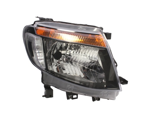 Far fata Dreapta (H4, fara motoras, culoare insert: negru, culoare semnalizator: galben) potrivit FORD RANGER