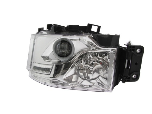 Far fata Stanga (2*LED/H1/H7, electric, cu motor, functie Lumina zi, culoare insert: cromat, culoare semnalizator: transparent) potrivit RVI C, T 01.13-