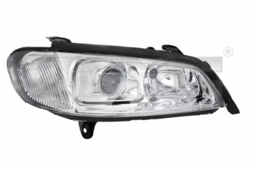 Far fata Stanga (H1/H7, electric, fara motoras, culoare insert: cromat) potrivit OPEL OMEGA B