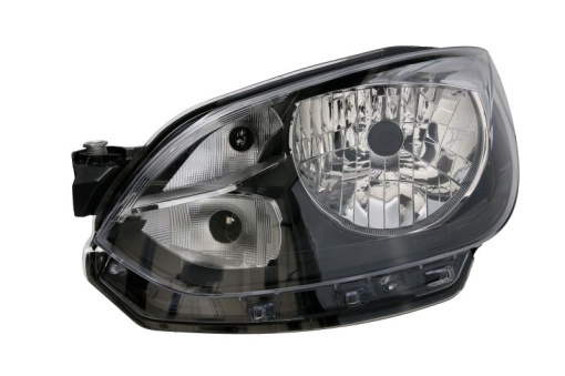 Far fata Stanga (H4, electric, fara motoras, culoare insert: negru) potrivit VW LOAD UP, UP! -07.16