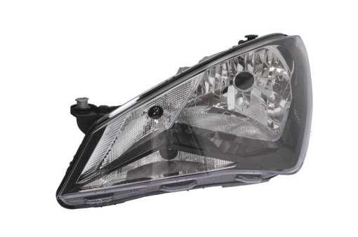Far fata Stanga (H4/PY21W/W21, electric, fara motoras, culoare insert: negru) potrivit SEAT MII -07.16