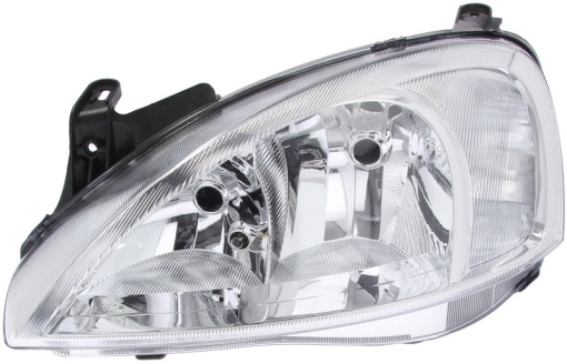 Far fata Stanga (halogen, H7, electric, fara motoras, culoare insert: cromat, culoare semnalizator: transparent) potrivit OPEL COMBO TOUR, COMBO/MINIVAN, CORSA C -10.03