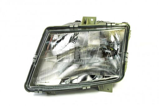 Far Stanga (H1/H4, electric, cu motor, culoare insertie: alb, culoare semnalizator: transparent) potrivit MERCEDES VITO (W638)