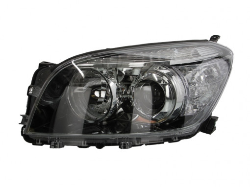 Far stanga (H11/HB3, electric, cu motoras, fundal negru) TOYOTA RAV 4 III