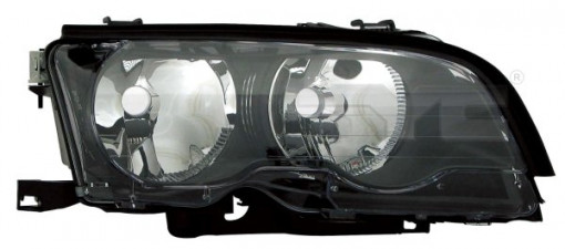 Far stanga (H7, reglaj electric, cu motoras, fundal negru) BMW Seria 3 (E46) - Img 1