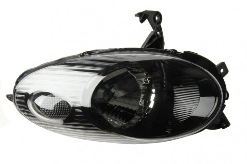 Far Stanga (halogen, H4/W5W, electric, cu motor, culoare insert: negru) potrivit NISSAN MICRA C+C III, MICRA III -09.07