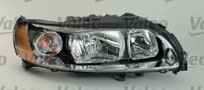 Far Stanga (halogen, H7/H9/W5W, electric, cu motor, culoare semnalizator: transparent) potrivit VOLVO S60 I -04.10