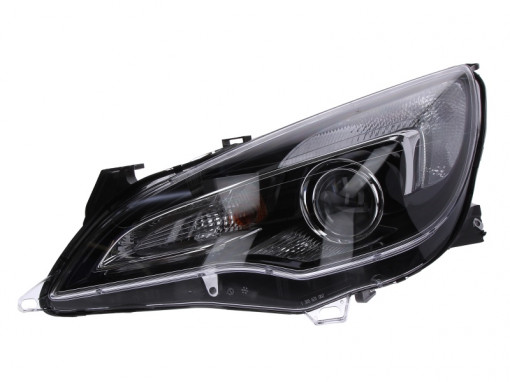 Far Stanga (halogen, PY21W/W21, electric, cu motor, bec, culoare insertie: negru) potrivit OPEL ASTRA J, ASTRA J GTC, CASCADA - Img 1