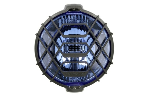 Far universal stanga/dreapta (faza lunga, H3, 12/24V, diametru 152mm, albastru, plastic, crom, lungime cablu: 150mm)