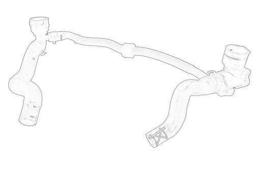 Furtun radiator potrivit AUDI A3, Q2; CUPRA FORMENTOR, LEON; SEAT ATECA, LEON; SKODA KAROQ, OCTAVIA IV, SUPERB III; VW ARTEON, GOLF VIII, PASSAT B8, TOURAN, T-ROC 2.0/2.0D 08.14-