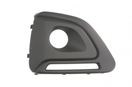 Grila bara Dreapta cu locas lumini zi, plastic, negru potrivit PEUGEOT 108 05.14- Hatchback 05.14-