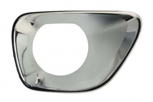 Grila bara fata Dreapta cu locas proiector, plastic, crom potrivit JEEP GRAND CHEROKEE IV 11.10- 10.10-01.13