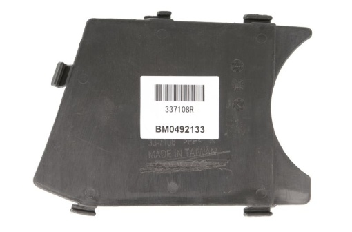 Grila bara fata Dreapta (interior, cu orificii proiector ceata, plastic, negru) potrivit BMW 5 (F10), 5 (F11) 06.09-02.17 12.09-09.13