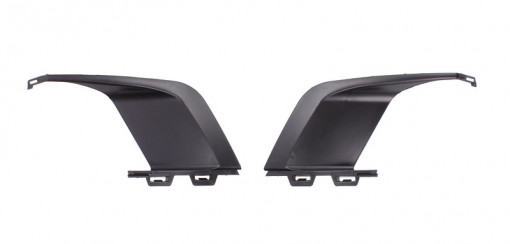 Grila bara Fata Dreapta/Stanga set, plastic, negru potrivit PEUGEOT 308, 308 I, 308 II 09.07-06.21 Break 03.11-08.13