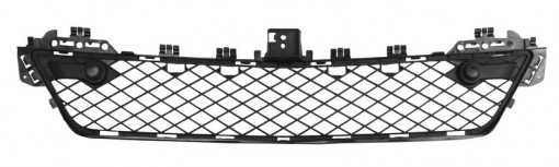 Grila bara Mijloc, cu locas senzorii parcare, negru potrivit MERCEDES C C204, C T-MODEL S204, C W204 01.07- 03.11-12.13