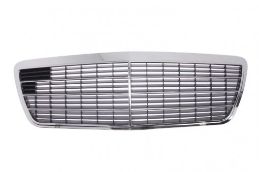 Grila fata clasic/ELEGANCE, crom/gri inchis MERCEDES Clasa E intre 1999-2003